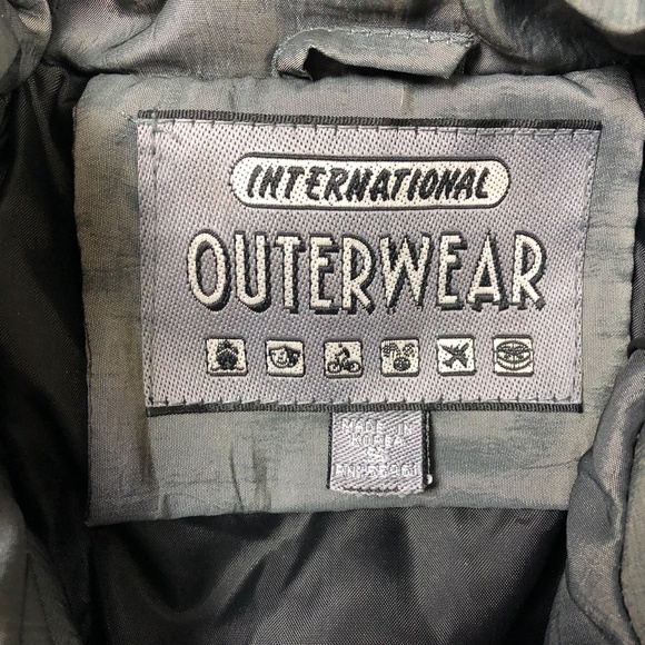 International Outerwear Vintage 80s Asymmetrical Windbreaker Jacket Womens Small - Picture 3 of 4